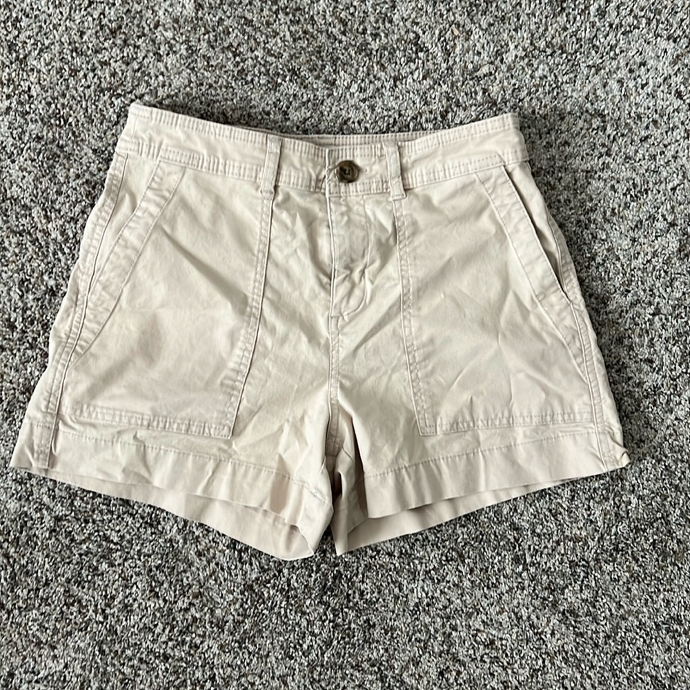 Size 12 Women shorts- Beige
